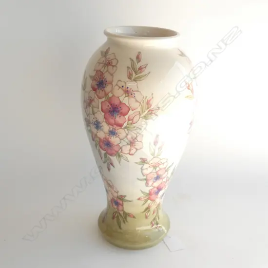 A Moorcroft vase designed by Sally Tuffin